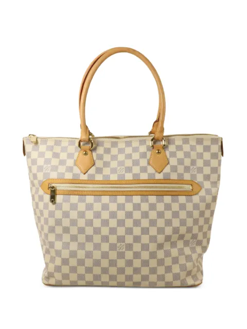 Louis Vuitton Pre-Owned GM Damier Azur Saleya tote bag White N51184