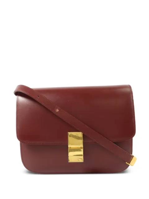 Celine Pre-Owned medium Classic Box shoulder bag Red SLA0166