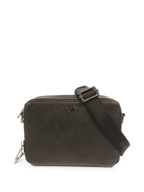 Christian Dior Pre-Owned CD Icon zipped messenger bag Black 2182000023826