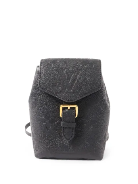 Louis Vuitton Pre-Owned small Monogram Empreinte backpack Black M80596