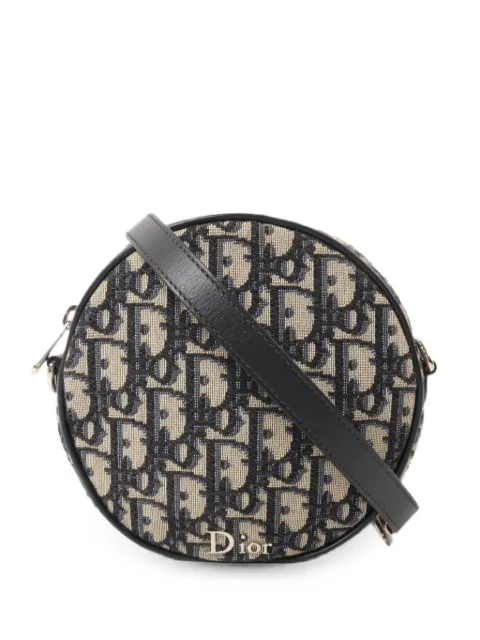 Christian Dior Pre-Owned Baby Ball Oblique cross body mini bag Blue 2181900023035