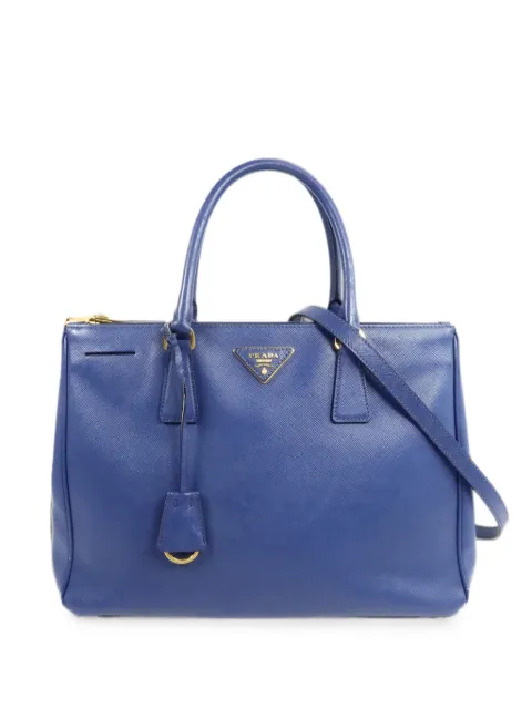 Prada Pre-Owned Galleria Saffiano-leather tote bag Blue BN2274