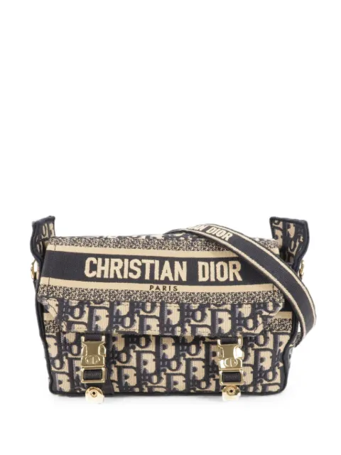 Christian Dior Pre-Owned small Diorcamp Oblique shoulder bag Blue 2182100010535