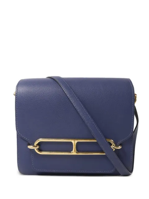 Hermès Pre-Owned 2018 mini Roulis crossbody bag Blue CR2GHW