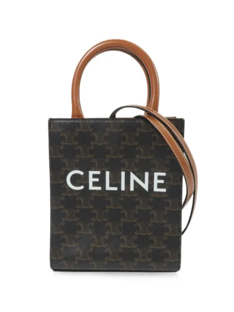 Celine Pre-Owned Mini Vertical Cabas tote bag Brown SSI4230