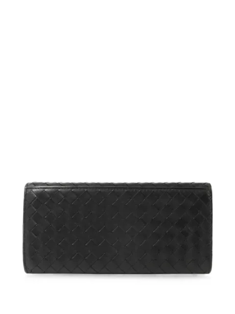 Bottega Veneta Pre-Owned Intrecciato bifold wallet Black P00707230C