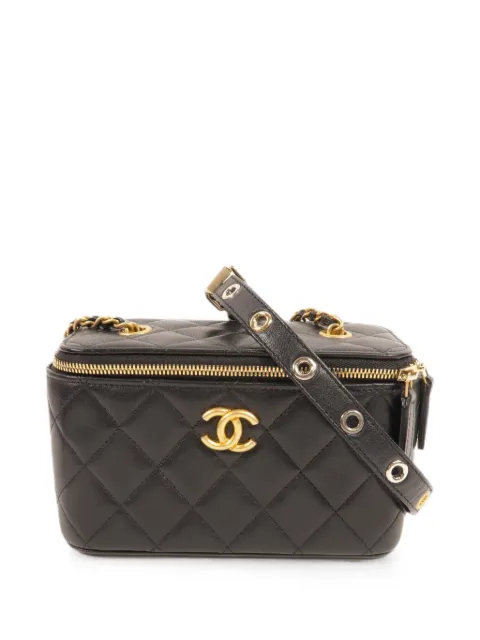 CHANEL Pre-Owned CC Vanity Case cross body bag Black AP2550