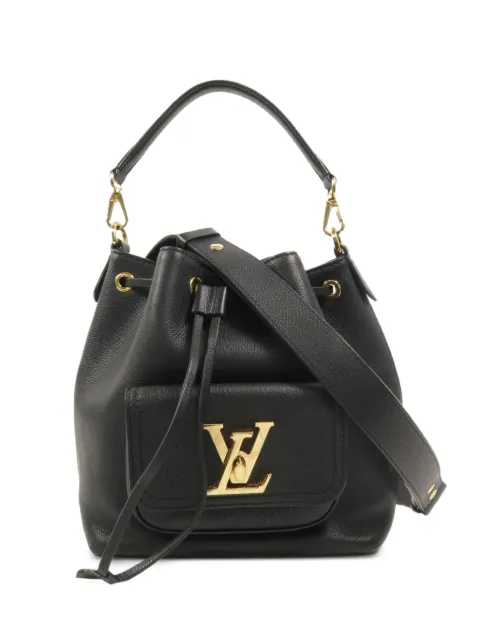 Louis Vuitton Pre-Owned Lockme bucket bag Black M57687