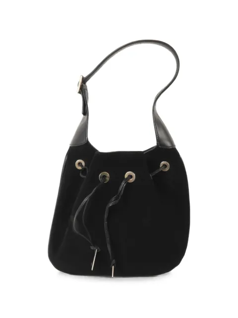 Gucci Pre-Owned eyelet drawstring handbag Black 0014034