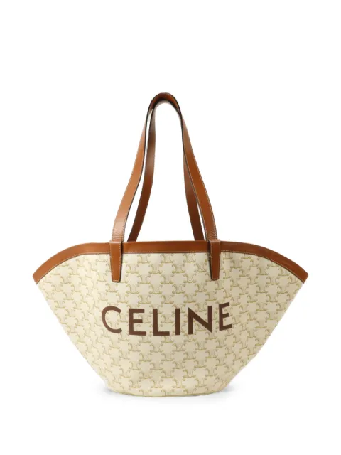 Celine Pre-Owned Triomphe Cuffin tote bag Neutrals UAN0262