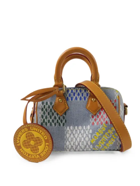 Louis Vuitton Pre-Owned 2025 18 Speedy Bandoulière two-way handbag Blue N00136