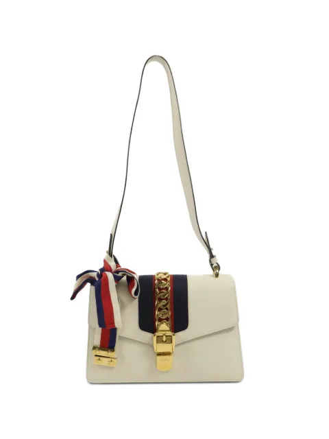 Gucci Pre-Owned Sylvie shoulder bag White 421882