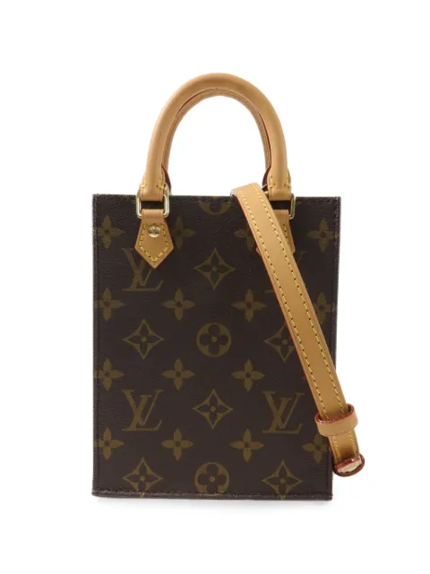 Louis Vuitton Pre-Owned Monogram Petit Sac Plat shoulder bag Brown M81295