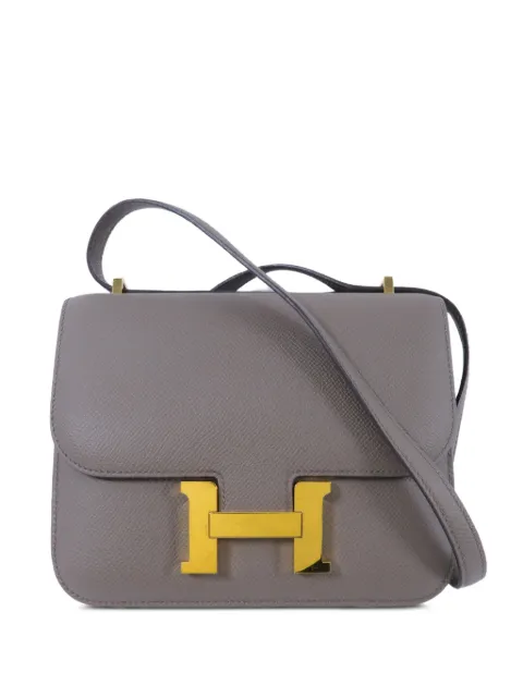 Hermès Pre-Owned Constance Epsom shoulder bag Grey U8FPHW