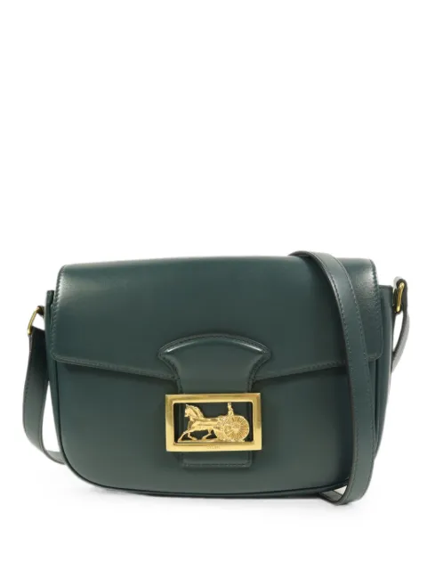 Celine Pre-Owned Horse Box shoulder bag Green 19530