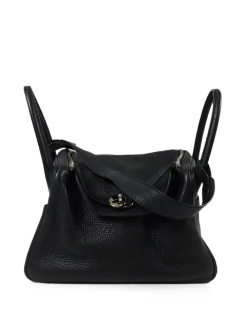 Hermès Pre-Owned Lindy 30 shoulder bag Black C89PHW