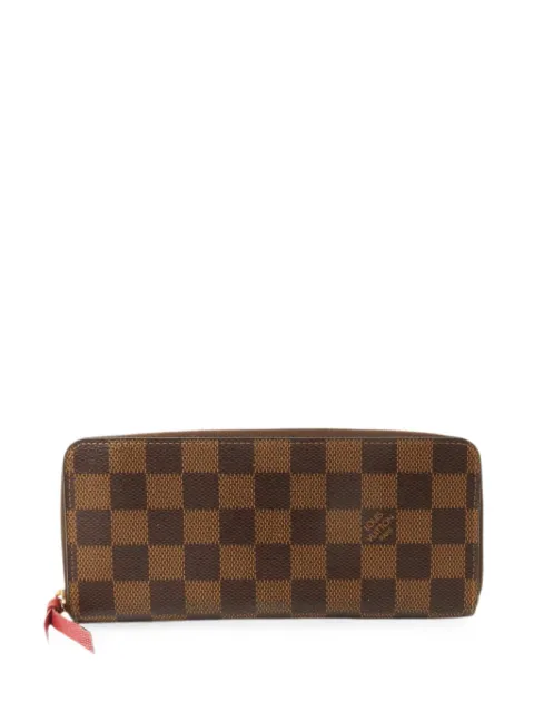 Louis Vuitton Pre-Owned Damier Ebene Clemence wallet Brown N60534