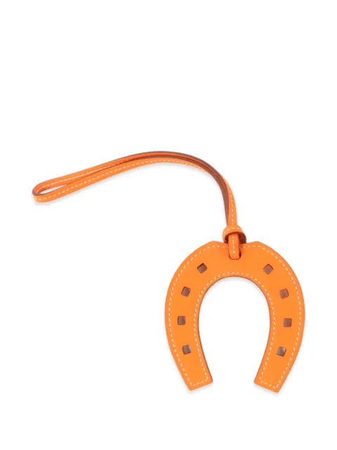Hermès Pre-Owned Horseshoe Swift bag charm Orange NA