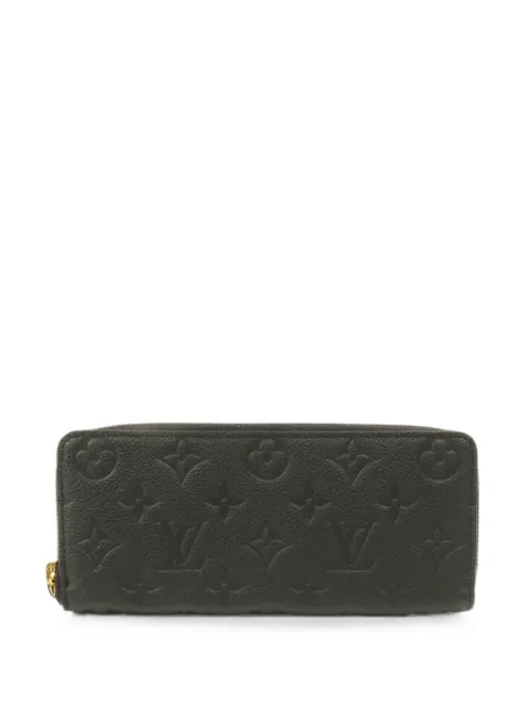Louis Vuitton Pre-Owned Monogram Empreinte Clemence wallet Black M60171