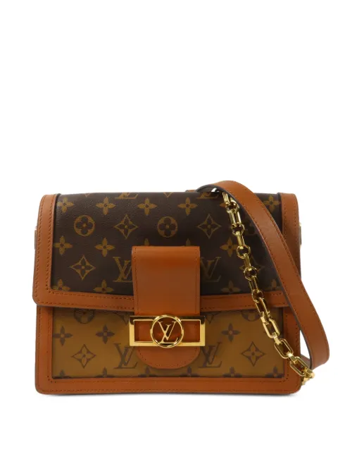 Louis Vuitton Pre-Owned Dauphine MM Monogram Reverse shoulder bag Brown M44391