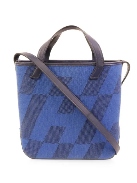 Hermès Pre-Owned Cabas H En Biais 27 tote bag Blue U73