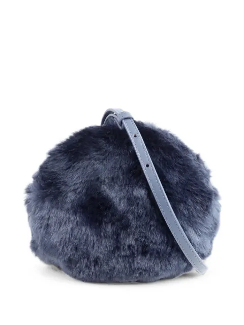 Furla faux-fur shoulder bag Blue NA