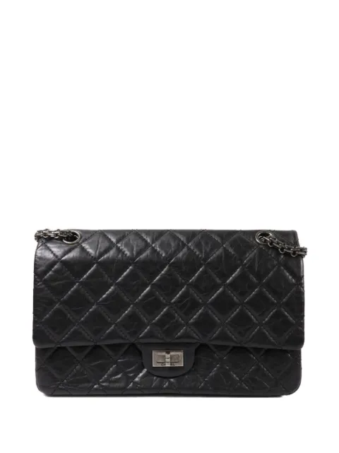 CHANEL Pre-Owned medium quilted 2.55 shoulder bag Black 15973105