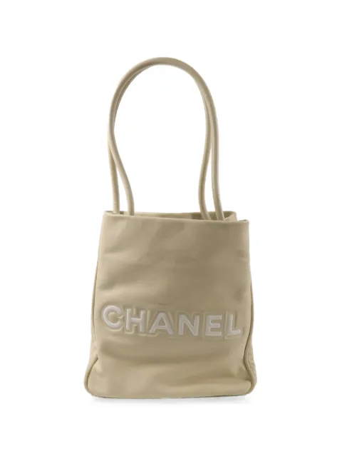CHANEL Pre-Owned Camellia CC tote bag Neutrals 7990786