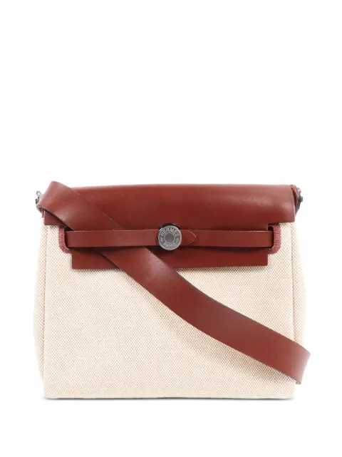 Hermès Pre-Owned mini Herbag cross-body bag Neutrals G55