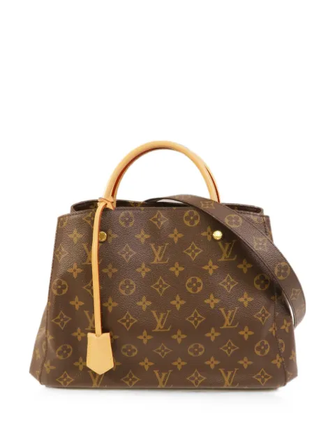 Louis Vuitton Pre-Owned MM Montaigne tote bag Brown M41056