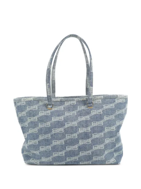 Balenciaga Pre-Owned BB-pattern tote bag Blue 702698