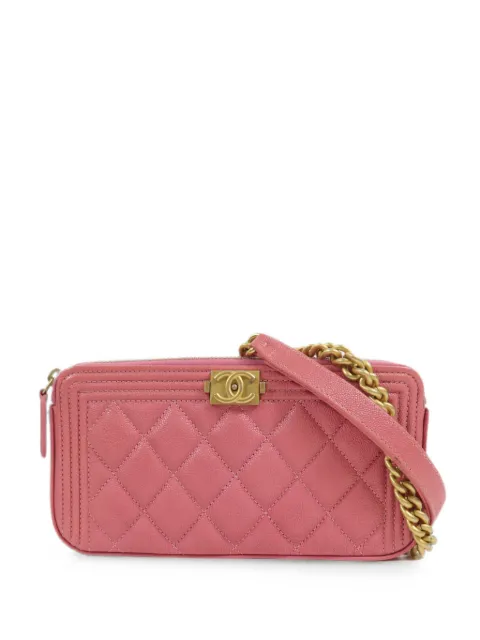 CHANEL Pre-Owned Chanel Boy cross-body bag Pink A84069
