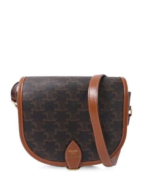 Celine Pre-Owned Folco cross-body bag Brown 191502BZJ