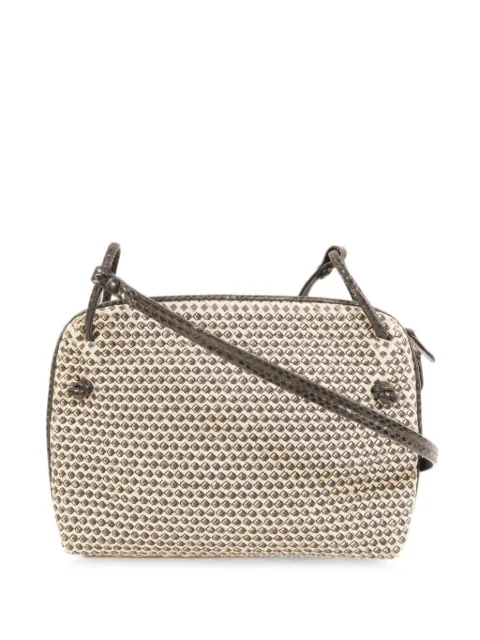 Bottega Veneta Pre-Owned woven-design cross-body bag Neutrals B04925782G