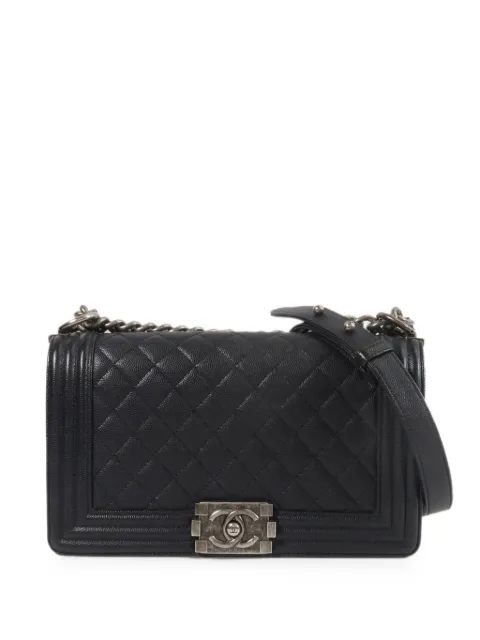 CHANEL Pre-Owned 25 Chanel Boy shoulder bag Black A67086
