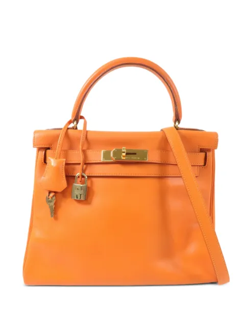 Hermès Pre-Owned 28 Kelly tote bag Orange A93GHW