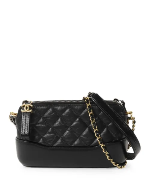 CHANEL Pre-Owned Gabrielle shoulder bag Black A94505