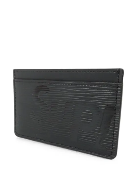 Louis Vuitton Pre-Owned x Supreme Epi leather card holder Black M67753