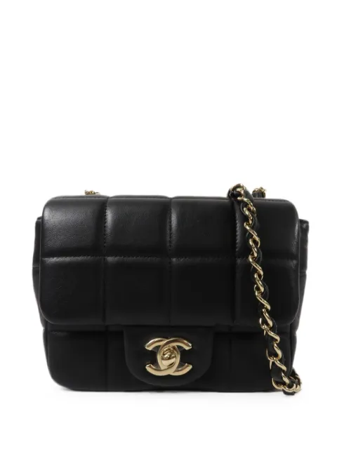 CHANEL Pre-Owned CC logo-charm-chain shoulder bag Black AINJN44H