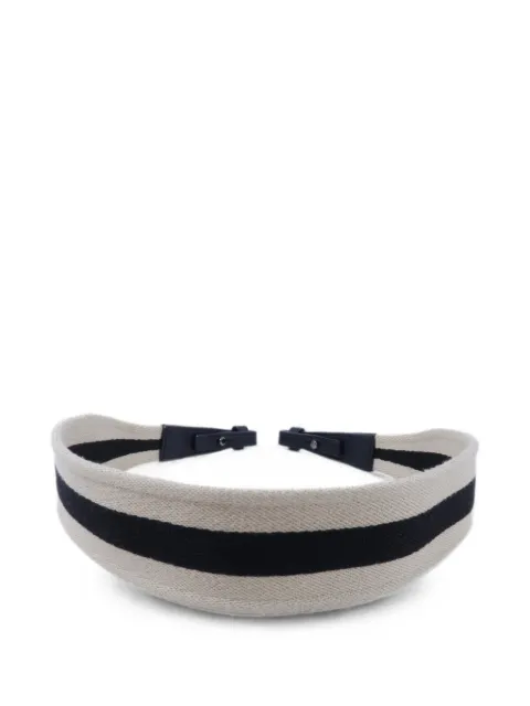 Delvaux Vintage striped shoulder strap Neutrals NA