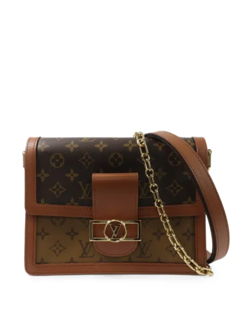 Louis Vuitton Pre-Owned MM Dauphine Monogram Reverse shoulder bag Brown M45958