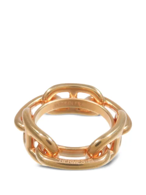 Hermès Pre-Owned Chaine d'Ancre scarf ring Gold NA