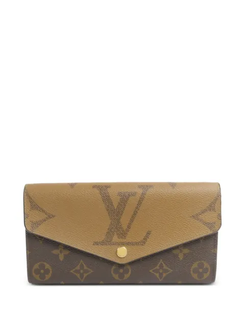Louis Vuitton Pre-Owned Sarah Monogram Reverse wallet Brown M80726