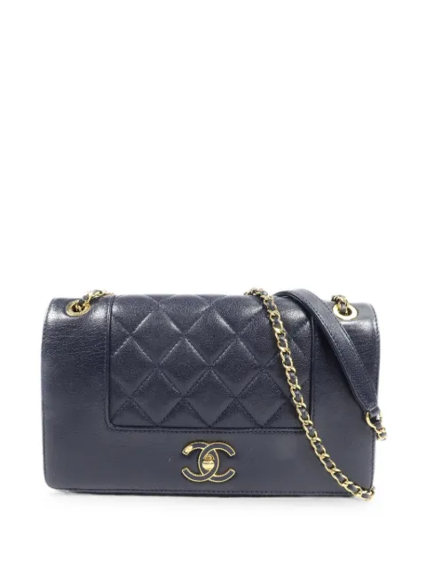 CHANEL Pre-Owned CC turn-lock shoulder bag Blue 23190388