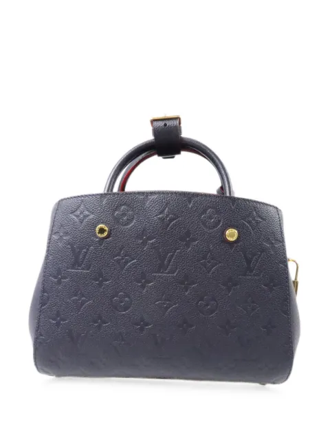 Louis Vuitton Pre-Owned Monogram Empreinte Montaigne BB handbag Blue M42747