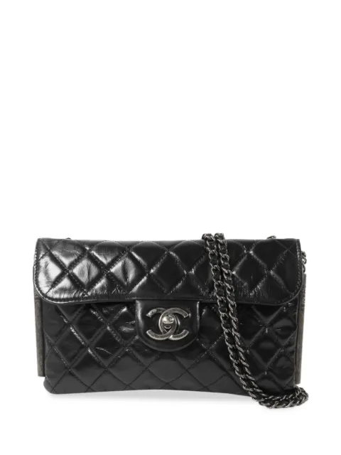 CHANEL Pre-Owned quilted CC turn-lock shoulder bag Black 18004927