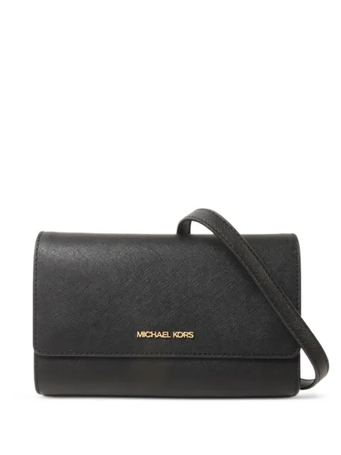 Michael Kors Vintage Saffiano leather shoulder bag Black 35S8GTVC3L