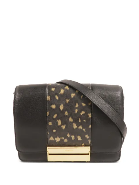 See By Chloé Vintage leopard-print leather shoulder bag Black 05158565