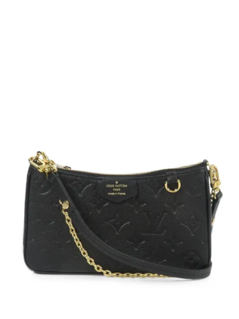 Louis Vuitton Pre-Owned Empreinte Easy Pouch On Strap shoulder bag Black M80349