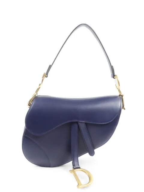 Christian Dior Pre-Owned Saddle shoulder bag Blue 19MA0178